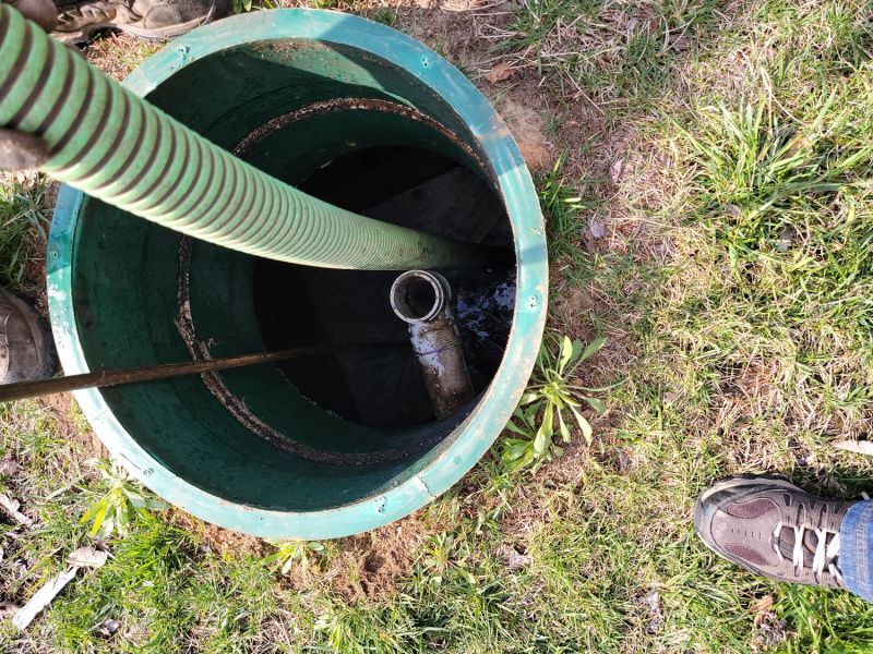 Septic Pipe Connection